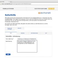 Soforthilfe-Aufgaben: Organisationsansicht © echonet communication GmbH Soforthilfe-Aufgaben: Organisationsansicht © echonet communication GmbH