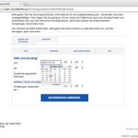 Soforthilfe-Aufgaben: Organisationsansicht © echonet communication GmbH Soforthilfe-Aufgaben: Organisationsansicht © echonet communication GmbH