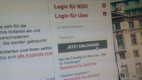 Eigener Login für User in der Login-Box © Roland Vidmar, echonet